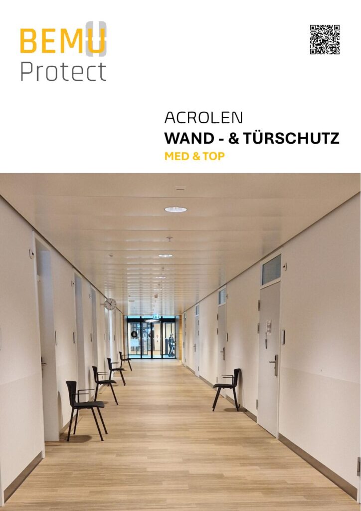 Produktprospekt zum Download - Wandschutzplatten ACROLEN