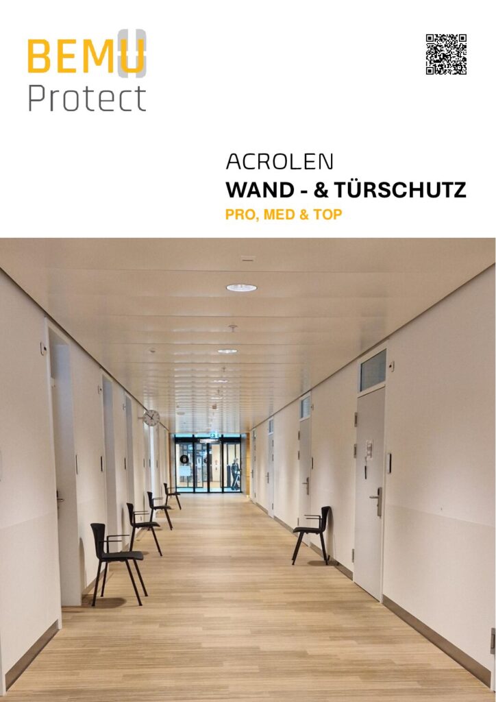 Produktprospekt zum Download - Wandschutzplatten ACROLEN
